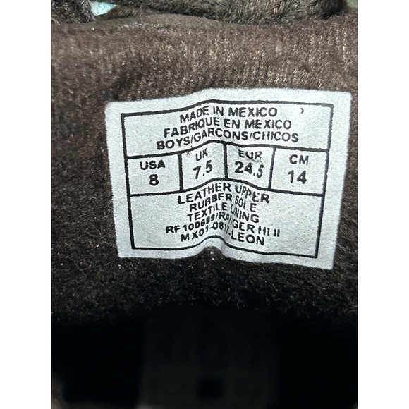 Ralph Lauren Polo Bear Ranger HI II Boots Leather Dark Brown Boys Size 8 M New - Picture 16 of 16